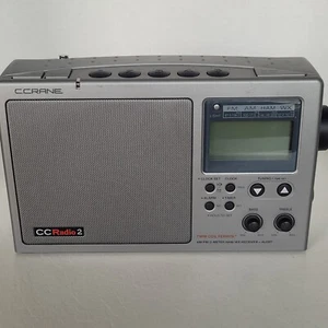 C. Crane CCRadio-2 Portable AM FM 2-Meter Ham Band NOAA WX Radio Short Wave Book - Picture 1 of 21