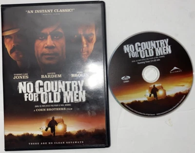 No Country for Old Men DVD Josh Brolin Tommy Lee Jones Javier Bardem Coen Bros - Image 1 of 4