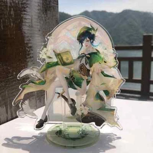 Genshin Impact Venti Desk Anime Acrylic Stand Foundation Figure Gift 15cm - Picture 1 of 3