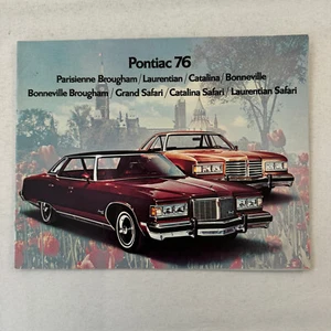 1976 Pontiac Sales Brochure Catalog Parisienne Laurentian Catalina Bonneville + - Picture 1 of 9