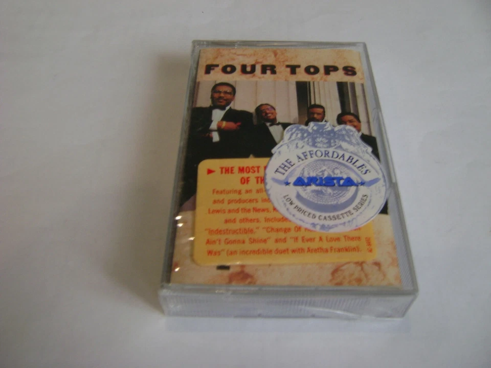 Cassette Arista AC-8492 Vintage 1988 FOUR TOPS Indestructible 410 / 414