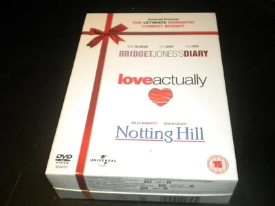 Love Actually - Bridget Jones's Diary - Notting Hill - 3 Film DVD Box Set - 2004 - Image 1 of 3