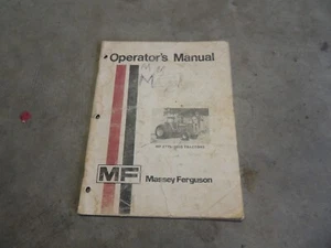 Massey Ferguson Mf 240 250 Traktor Betriebsanleitung S/N vor U27001 - Bild 1 von 3
