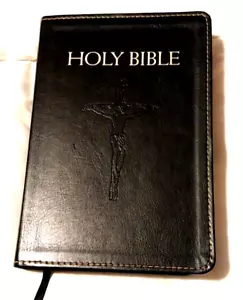 NAB R.Edition Fireside Catholic Companion Bible - Librosario Classic - Black - Foto 1 di 8