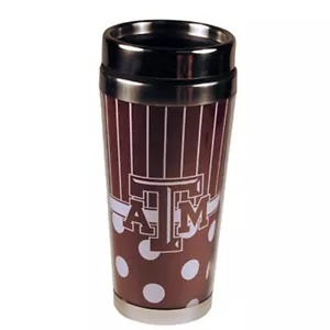 Texas A&M Polka Dot Travel Mug, Set of 6 - Picture 1 of 1