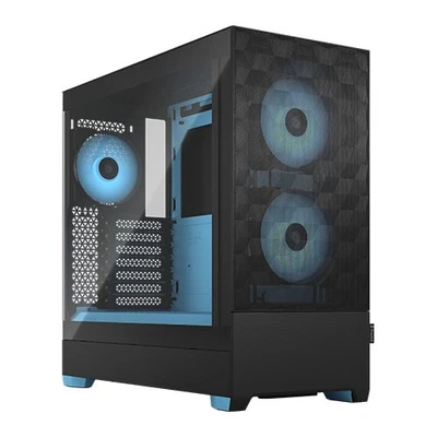 Fractal Design Pop Air Rgb Cyan Core Tg Gaming Case W/ Clear Glass Window Atx He - Image 1 of 3