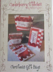 BOLSAS DE REGALO DE NAVIDAD Costuras de Cenicienta Edredón Patrón de Costura Natalie Lymer - Imagen 1 de 2