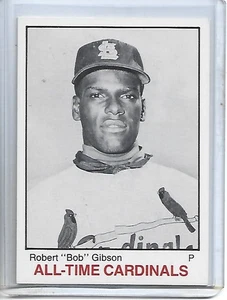 Bob Gibson 1983 TCMA All-Time Cardinals Baseball Card #8 (W/MLB Logo) - Picture 1 of 2