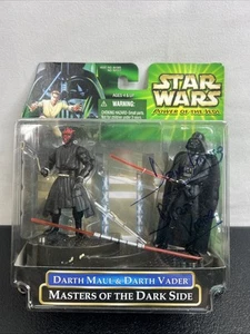 Neu im Karton signiert von David Prowse Star Wars Macht der Jedi Darth Maul & Darth Vader - Bild 1 von 5