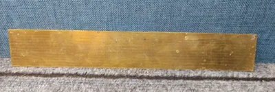 Appareil de Mesure en Laiton - Ancienne Règle - CARTOGRAPHIE - 18ème - Photo 1/2