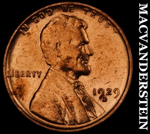 1929-D Lincoln Wheat Cent - Scarce  High Grade  Semi-key  Better Date  #F6292 - Picture 1 of 2