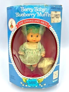 Strawberry Shortcake Berry Baby Blueberry Muffin Puppe 1984 Kenner NEU Nr. 91190 - Bild 1 von 10