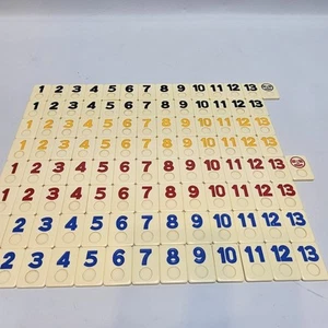 Rummy O Tile Game Vintage By Cardinal Full Tile set 106 Tile Only - Picture 1 of 6
