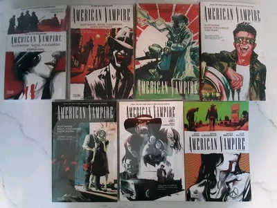 LOTE de American Vampire Vol# #1-3, 5,6,7 TPB y #4 HC (DC Comics 2012) Scott Snyder Foto 1 de 4