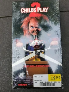 Child's Play 2 VHS 1991 New Sealed Sorry Jack Chucky’s Back  - Picture 1 of 9