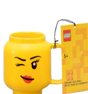 LEGO Ceramic Mug Winking Girl 17.9 Oz. Ceramic Mug Yellow - Picture 1 of 3
