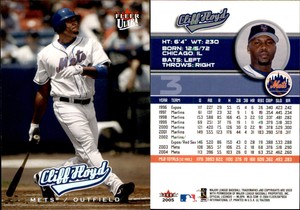 Cliff Floyd 2005 Ultra #3 Card New York Mets