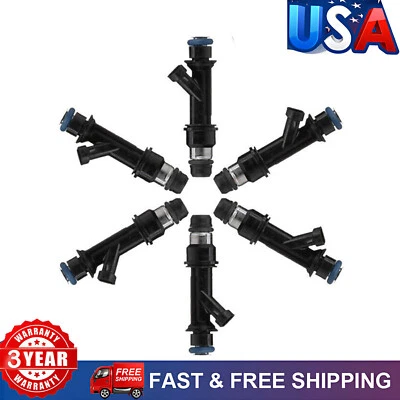6x Inyector de combustible apto para FJ313 Buick Park Avenue 3,8 L V6 2002 2003 2004 2005 Foto 1 de 4