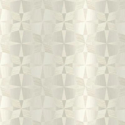 Papel pintado gris geométrico Wallquest Villa Apex moderno recubierto de acrílico característica pared Foto 1 de 4