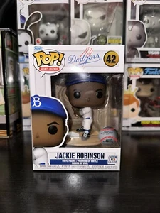 Funko Pop! Jackie Robinson #42 MLB Sports Legends Brooklyn Dodgers Vinyl Figure - Picture 1 of 6