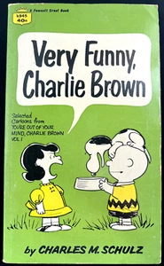 Muy divertido Charlie Brown 1967 FAWCETT CÓMIC de bolsillo Charles M Schulz - Imagen 1 de 2