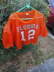 XL Vintage UF Florida Gators Football Practice Jersey Macgregor Sand Knit 1970s - Picture 1 of 12