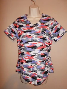 Scrub Star Womens Size XS Fitted Work Scrubs 2 Pocket Short Sleeves - Picture 1 of 5