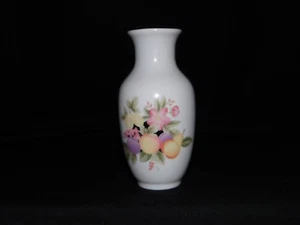 Russ Berrie Four Seasons Serenade Collection 5" Vase Fruit Design - Picture 1 of 7