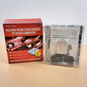 Xitel Import Inport Deluxe Cassettes, LP Records To PC Audio Kit Converter - Picture 1 of 10