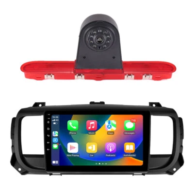 9"Autoradio Navi GPS+Rückfahrkamera für Citroën Jumpy 3 Bus Kasten Spacetourer - Bild 1 von 4