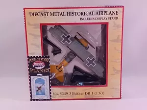 Postage Stamp Planes Fokker Dr. 1 Triplane German WWI Lt. Rudolf Klimke Diecast - Picture 1 of 6