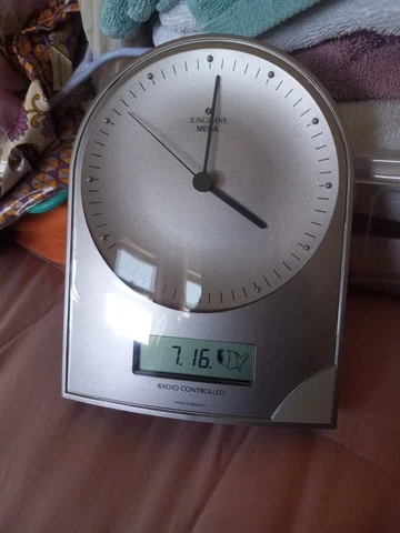 Junghans Mega, Radio Controlled Clock, Made In Germany, DBP 288 GH; Nr Mint Cover