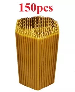 Candele cera d'api 150 pezzi 8,07" Chiesa ortodossa all'ingrosso naturale 2,20 libbre n. 60 - Foto 1 di 6