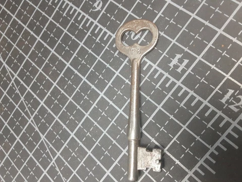 Antique CORBIN P8 Mortise Lock Skeleton Key Vintage Key b16s Cover