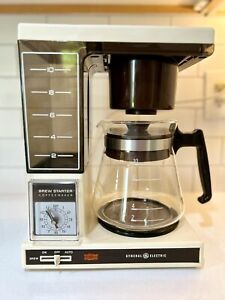 General Electric Brew Starter 10 Cup AutoDrip Coffee Maker Tested Working CLEAN!