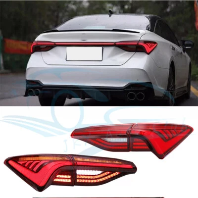  Conjunto de luces traseras LED rojas para Toyota Avalon 2019-2021 2022 c Foto 1 de 4