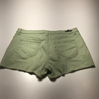 Lauren Conrad Shorts Womens Size 12 Sage Green Cotton Blend Cut Off Shortie - Image 1 of 4