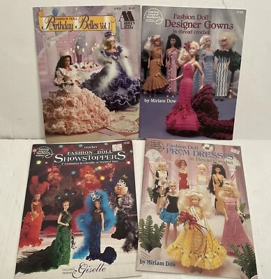 Fashion Doll Crochet Dresses & Costumes Giselle, Dow, Annie’s Attic - Image 1 of 4