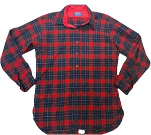 Vintage Pendleton L 100 % reine Schurwolle Hemd rot kariert sauber Made USA - Bild 1 von 8
