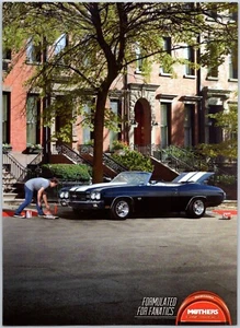 PRINT AD 2013 Mothers California Gold Formulated for Fanatics Chevelle 7.5x10.5 - Picture 1 of 1
