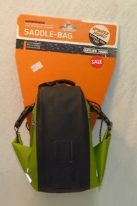 NEW Ortlieb Saddle Bag TWO 1.6L F9412 Lime Green & Black Waterproof Bike Germany - Picture 1 of 9