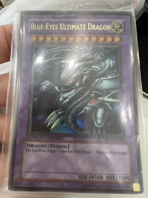 Yugioh Blue-Eyes Ultimate Dragon JMP-EN005 Holo Rare Limited Edition SEALED MINT - Image 1 of 4