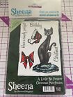 SHEENA DOUGLASS CRAFTERS COMPANION A6 RUBBER STAMP CHRISTMAS PURR-FECTION NEW
