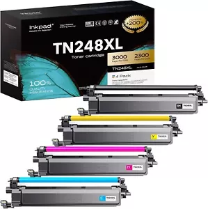 TN248XL Compatible Toner Replacement for Brother TN248 TN248xl DCP-L3520 3560 4P - Picture 1 of 7