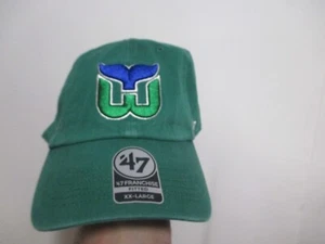 HARTFORD WHALERS (47 BRAND FRANCHISE) MENS DAD FIT HAT (XXL) NWT GREEN CLASSIC - Picture 1 of 7