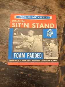 Dennis Mitchell Walk-In Sit'n Stand Advertisement/Manual - Picture 1 of 4