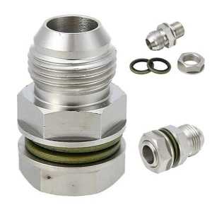 Turbo Oil Pan Return / Drain Plug Adapter Fitting 10AN No Welding Steel l- NewPF - Picture 1 of 15