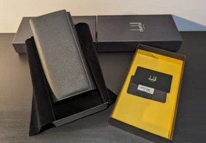 DUNHILL BOSTON 10cc COAT WALLET FULL LEATHER *BRAND NEW* WHOLESALE 450 MSRP - Picture 1 of 7