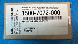 DATEX-OHMEDA 1500-7072-000 REGULATOR ASSY MINI 78XX VENT INTL TESTED - NEW(E675) - Picture 1 of 3