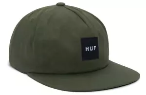 Huf Worldwide Skateboard Cap Camp 6 Panel Snapback Hat Unstructured Box Loden - Bild 1 von 2